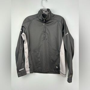 Mountain Hardwear Windstopper Soft shell Pullover Jacket Gray Women’s Sz M